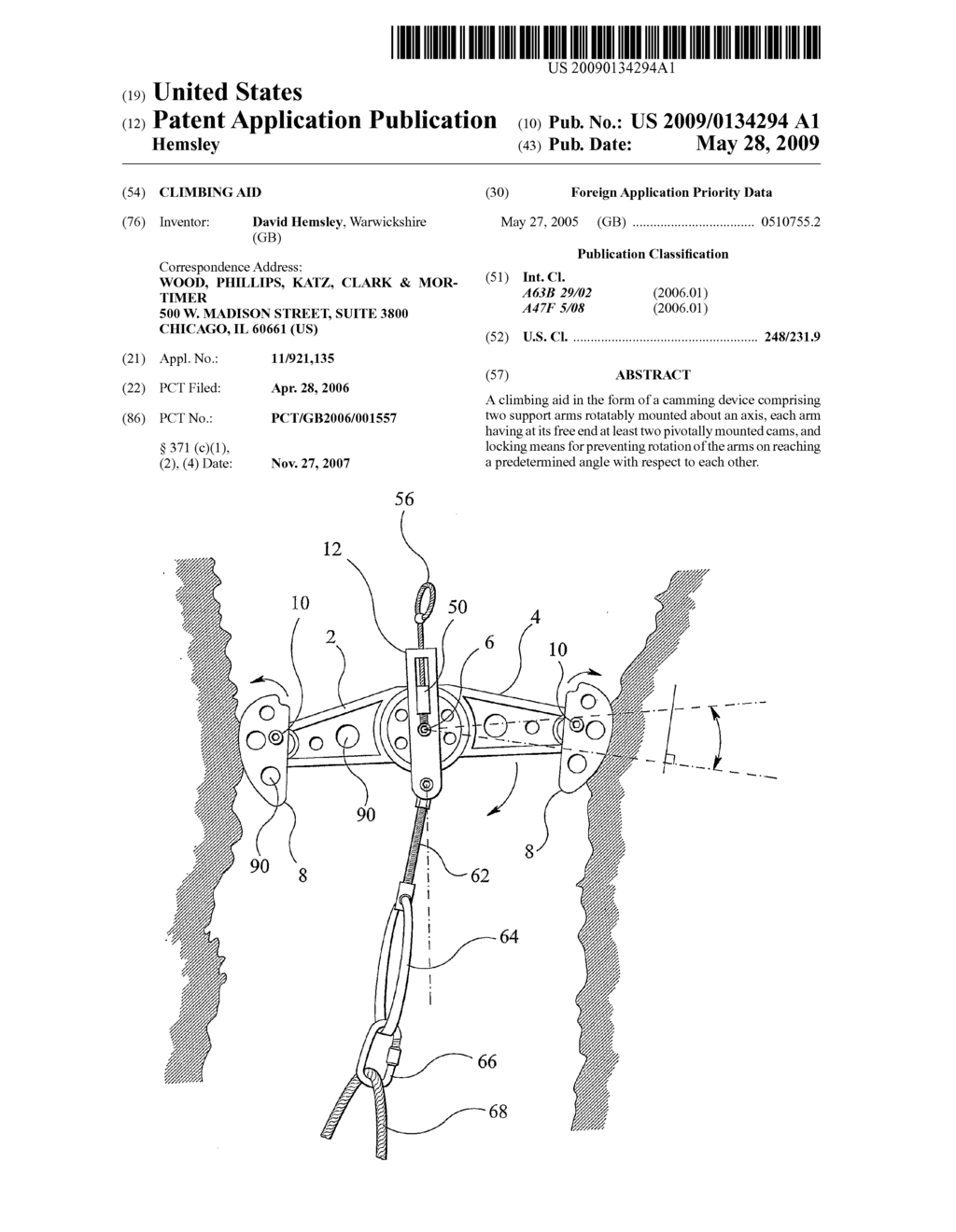 Climbing aid - diagram, schematic, and image 01