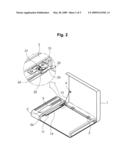 HOOD STAY APPARATUS FOR ENGINE ROOM IN HEAVY CONSTRUCTION EQUIPMENT diagram and image