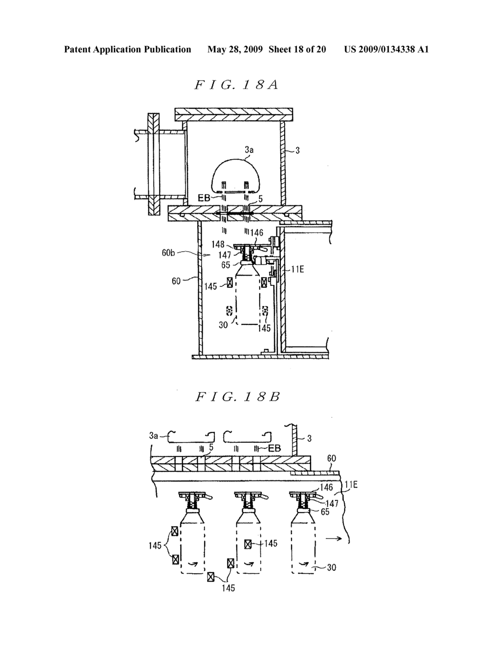 Electron Beam Irradiation Method, Electron Beam Irradiation Apparatus, and Electron Beam Irradiation Apparatus for Open-Mouthed Container - diagram, schematic, and image 19