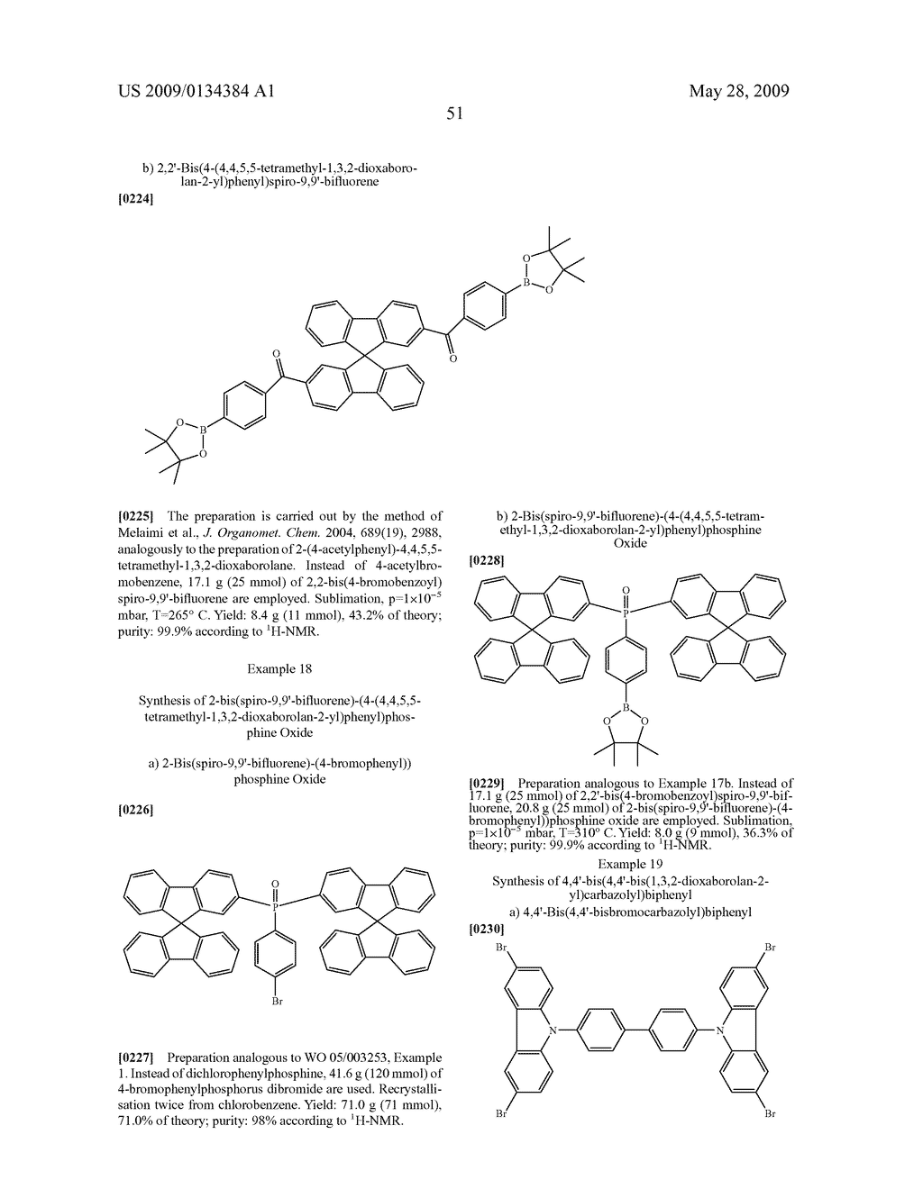 ORGANIC ELECTROLUMINESCENT DEVICE AND BORIC ACID AND BORINIC ACID DERIVATIVES USED THEREIN - diagram, schematic, and image 53