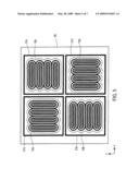 Segmented pillar layout for a high-voltage vertical transistor diagram and image