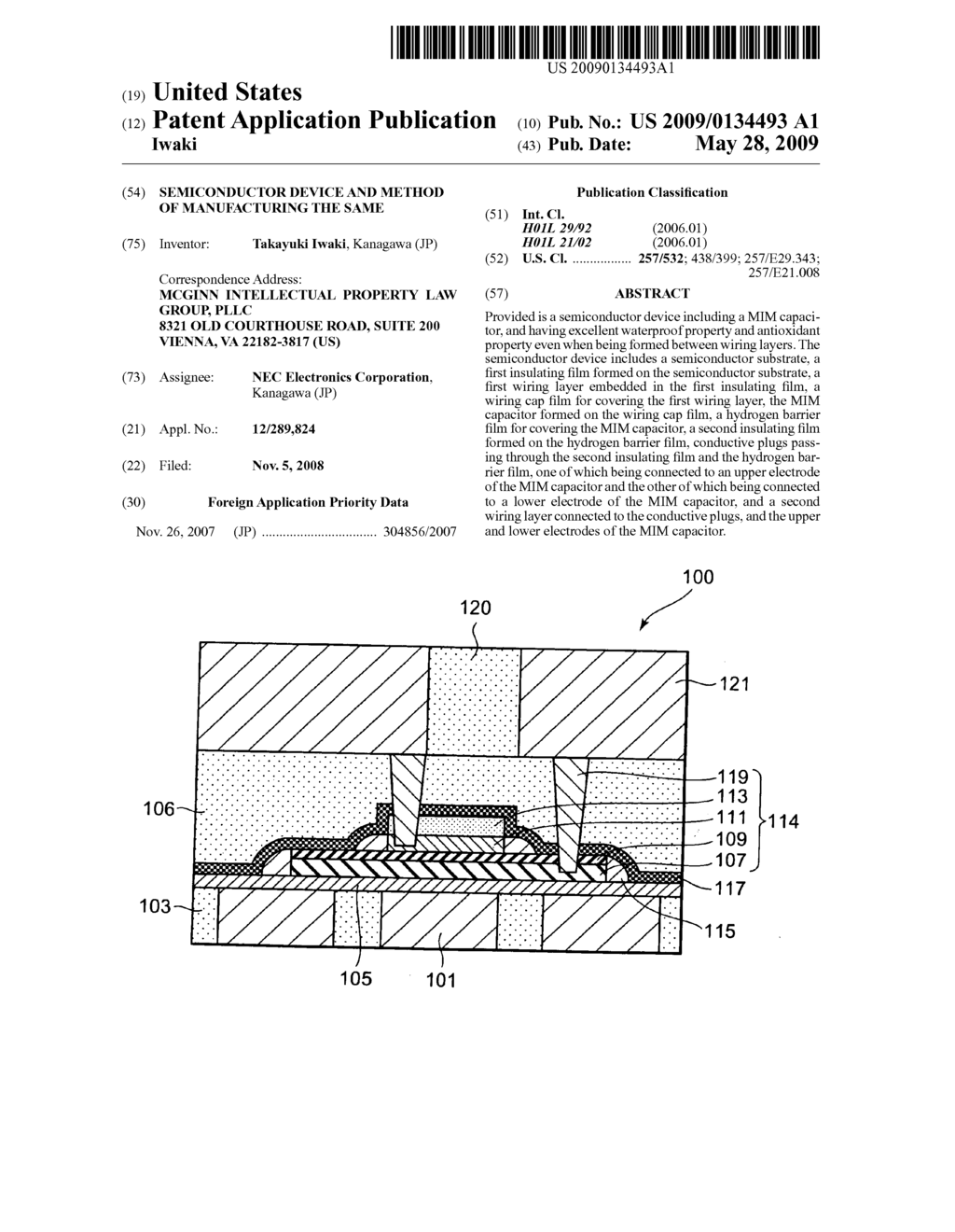 Semiconductor device and method of manufacturing the same - diagram, schematic, and image 01