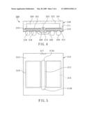 Semiconductor package and packaging method for balancing top and bottom mold flows from window diagram and image