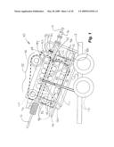 DRIVE APPARATUS FOR INSTALLING FLEXIBLE PIPE THROUGH IN-SITU PIPE diagram and image