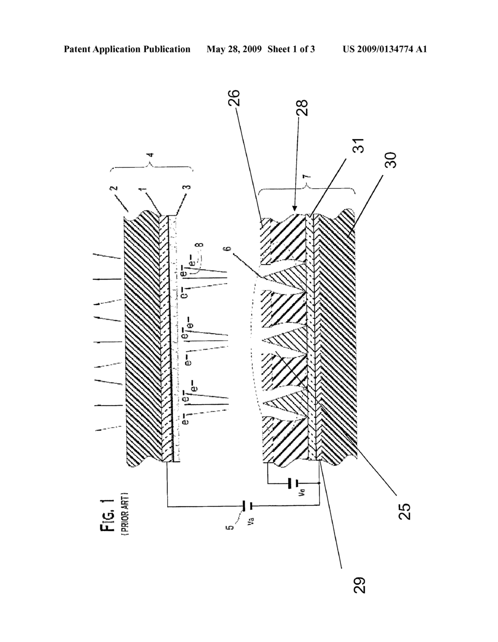 Segmented Conductive Coating for a Luminescent Display Device - diagram, schematic, and image 02