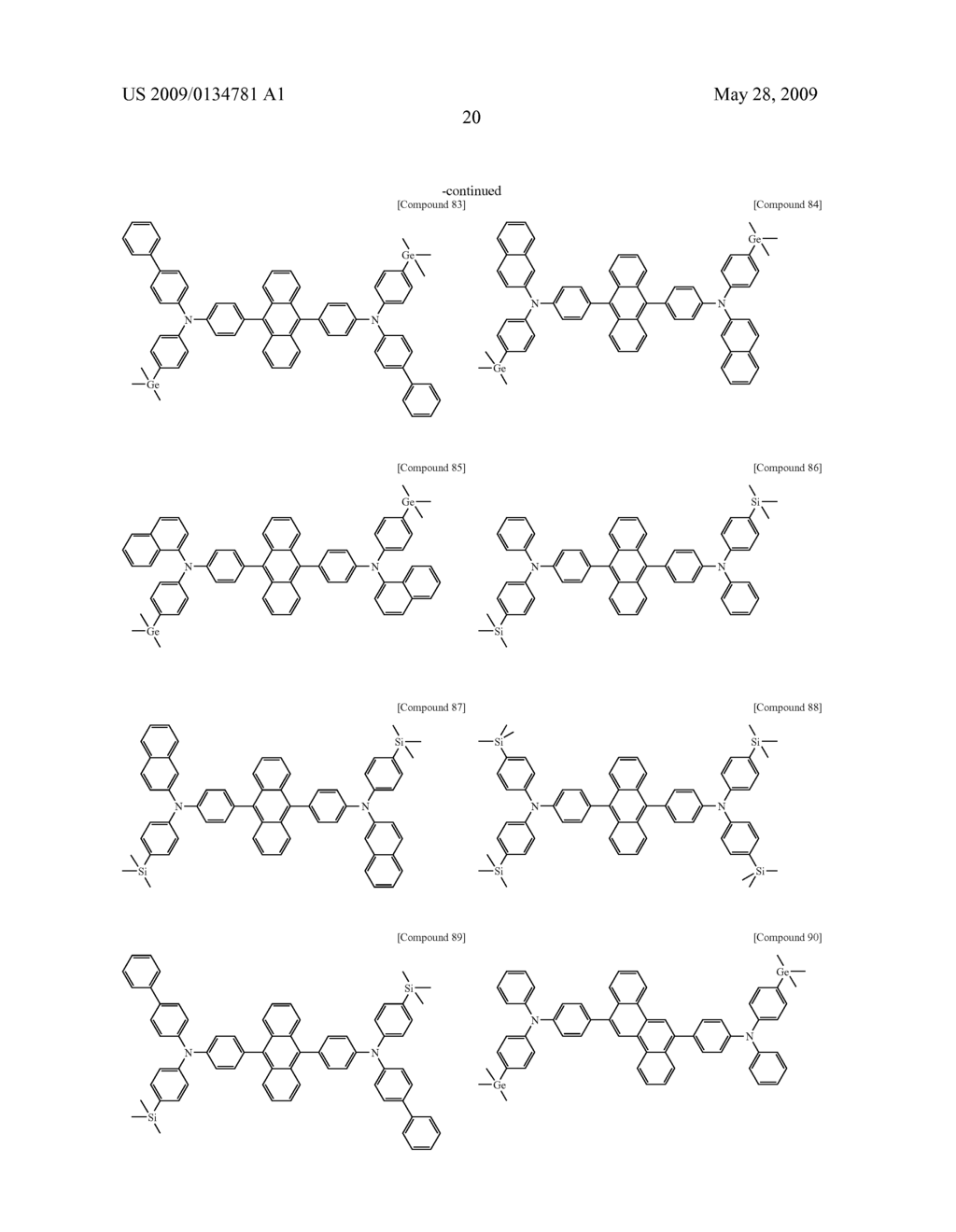 Diamine Derivatives, Preparation Method Thereof and Organic Electronic Device Using the Same - diagram, schematic, and image 22