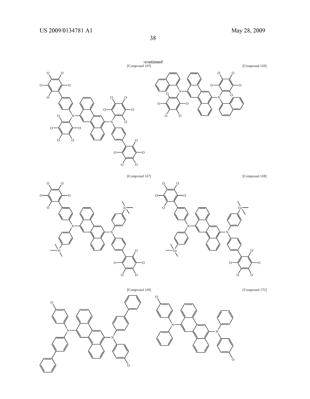 Diamine Derivatives, Preparation Method Thereof and Organic Electronic Device Using the Same - diagram, schematic, and image 40