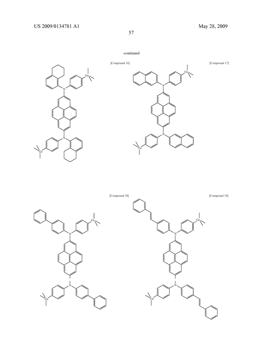 Diamine Derivatives, Preparation Method Thereof and Organic Electronic Device Using the Same - diagram, schematic, and image 59