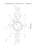 DIFFERENTIAL BAND-PASS FILTER HAVING SYMMETRICALLY INTERWOVEN INDUCTORS diagram and image