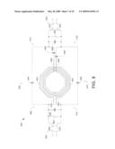 DIFFERENTIAL BAND-PASS FILTER HAVING SYMMETRICALLY INTERWOVEN INDUCTORS diagram and image