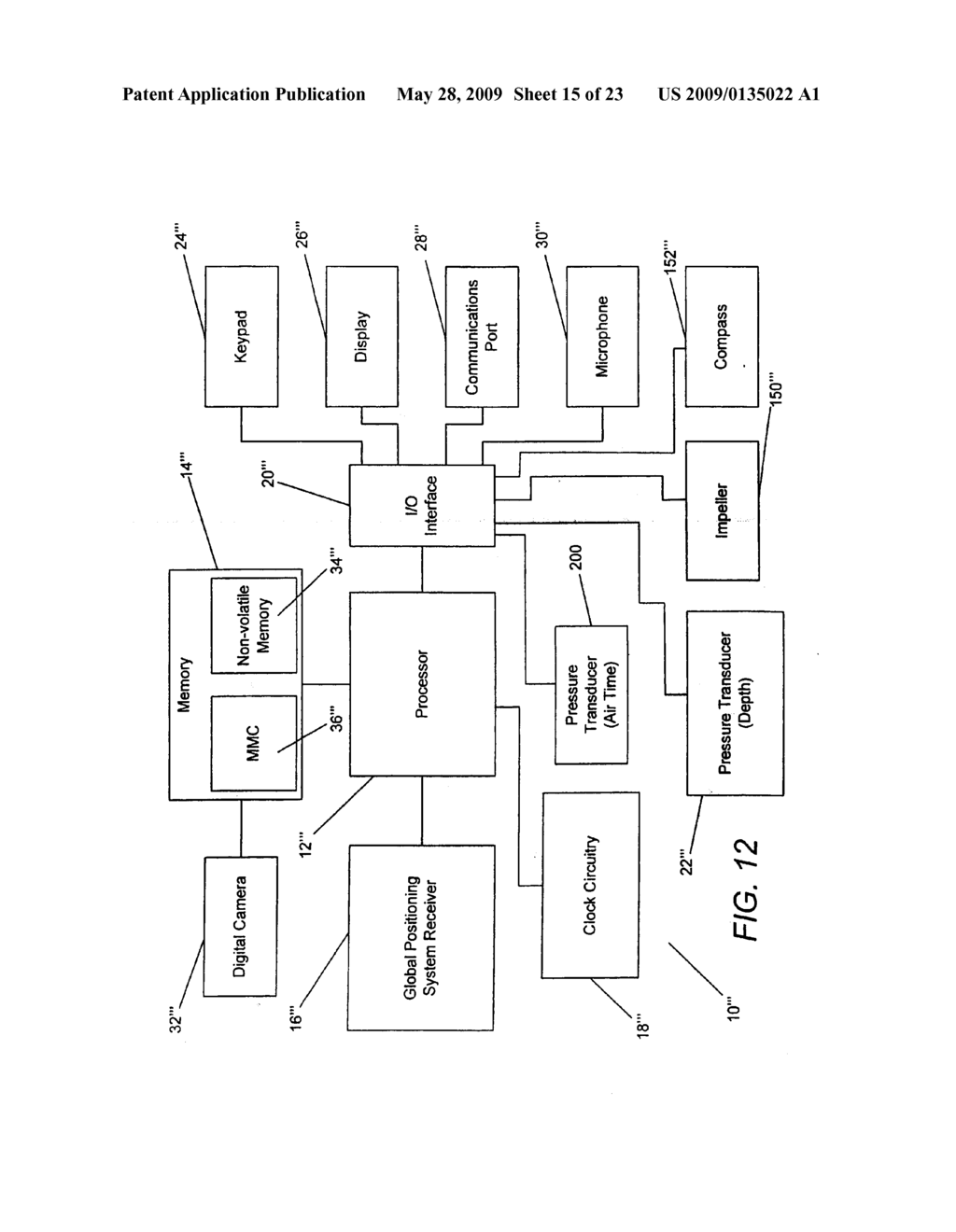 DIVE COMPUTER WITH GLOBAL POSITIONING SYSTEM RECEIVER - diagram, schematic, and image 16