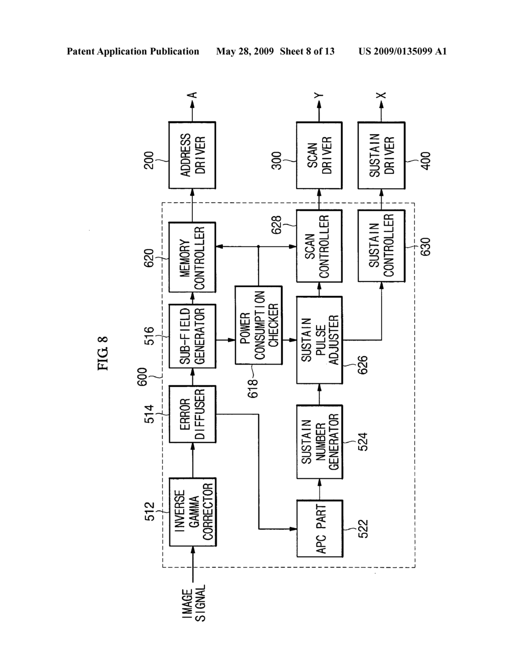 Plasma display device and driving method thereof - diagram, schematic, and image 09