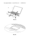 INTEGRATED INPUT AND DISPLAY DEVICE FOR A MOBILE COMPUTER diagram and image