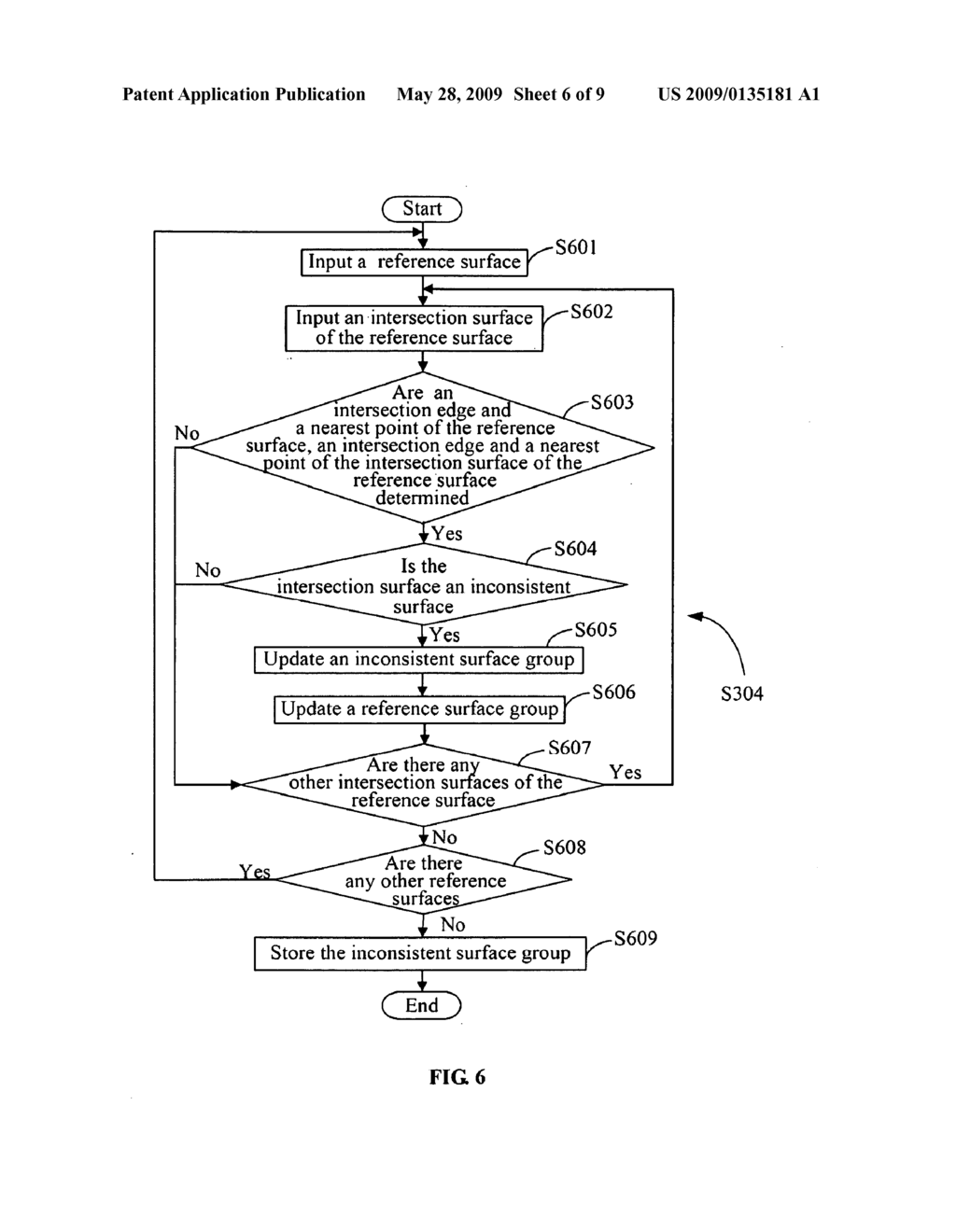 METHOD FOR UNIFORMIZING SURFACE NORMALS OF A THREE-DIMENSIONAL MODEL - diagram, schematic, and image 07