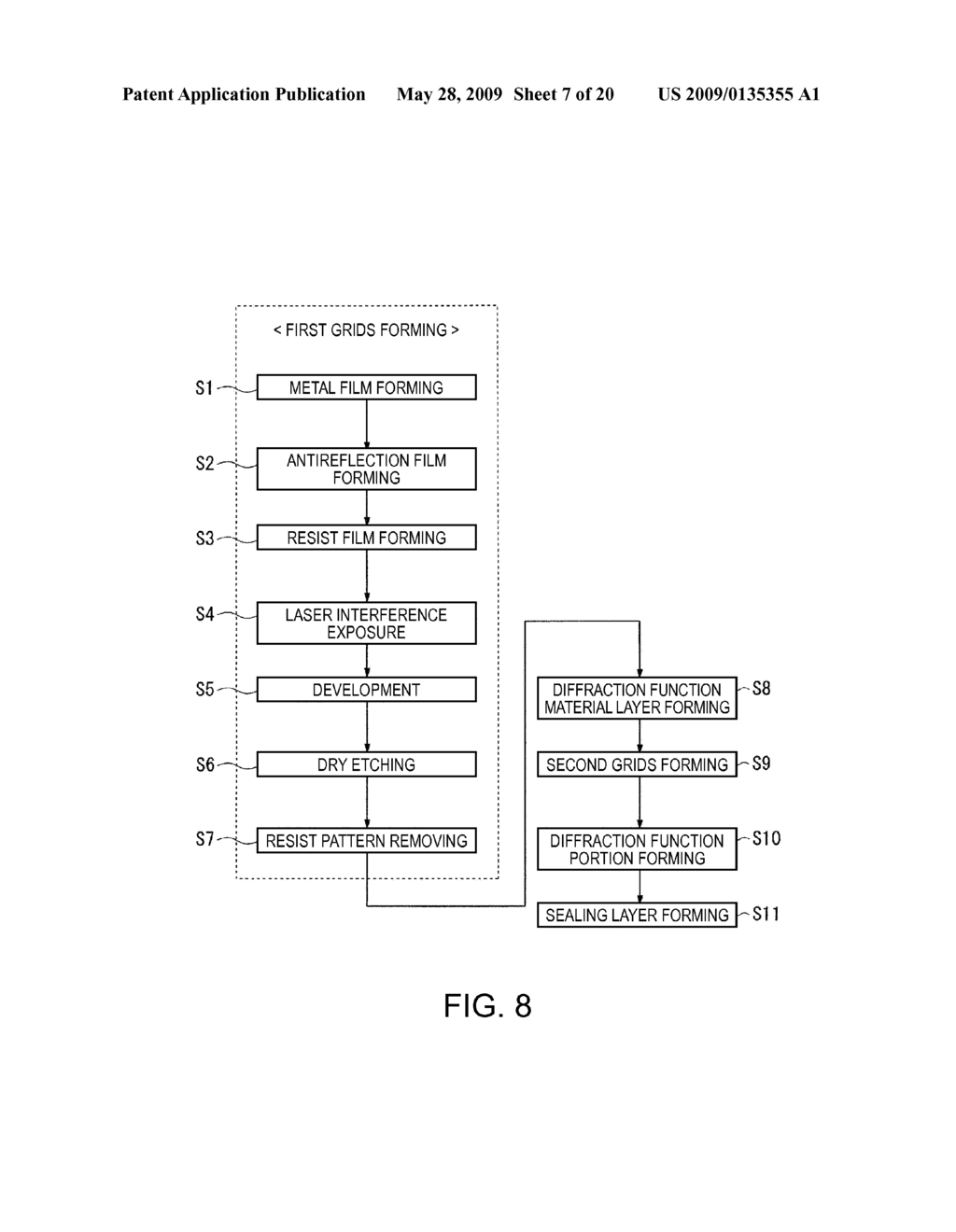 OPTICAL ELEMENT, METHOD FOR MANUFACTURING THE SAME, LIQUID CRYSTAL DEVICE, AND ELECTRONIC APPARATUS - diagram, schematic, and image 08