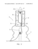 AQUA-LAMP-BASED CANDLE-LIKE LIGHTING DEVICE diagram and image