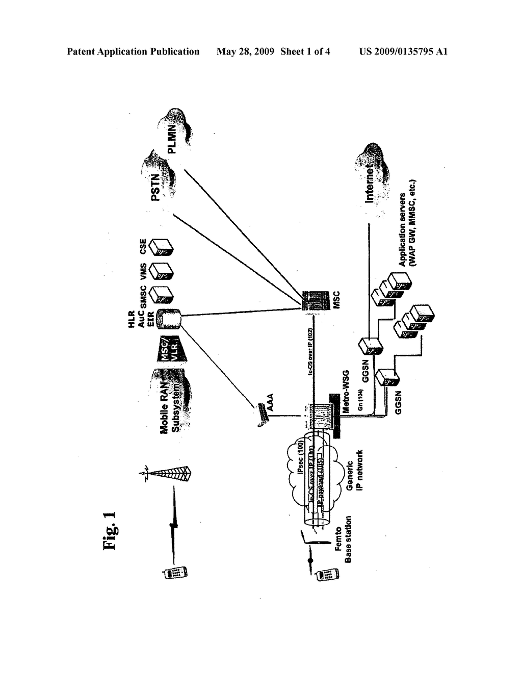 FEMTOCELL ARCHITECTURE IN SUPPORT OF VOICE AND DATA COMMUNICATIONS - diagram, schematic, and image 02