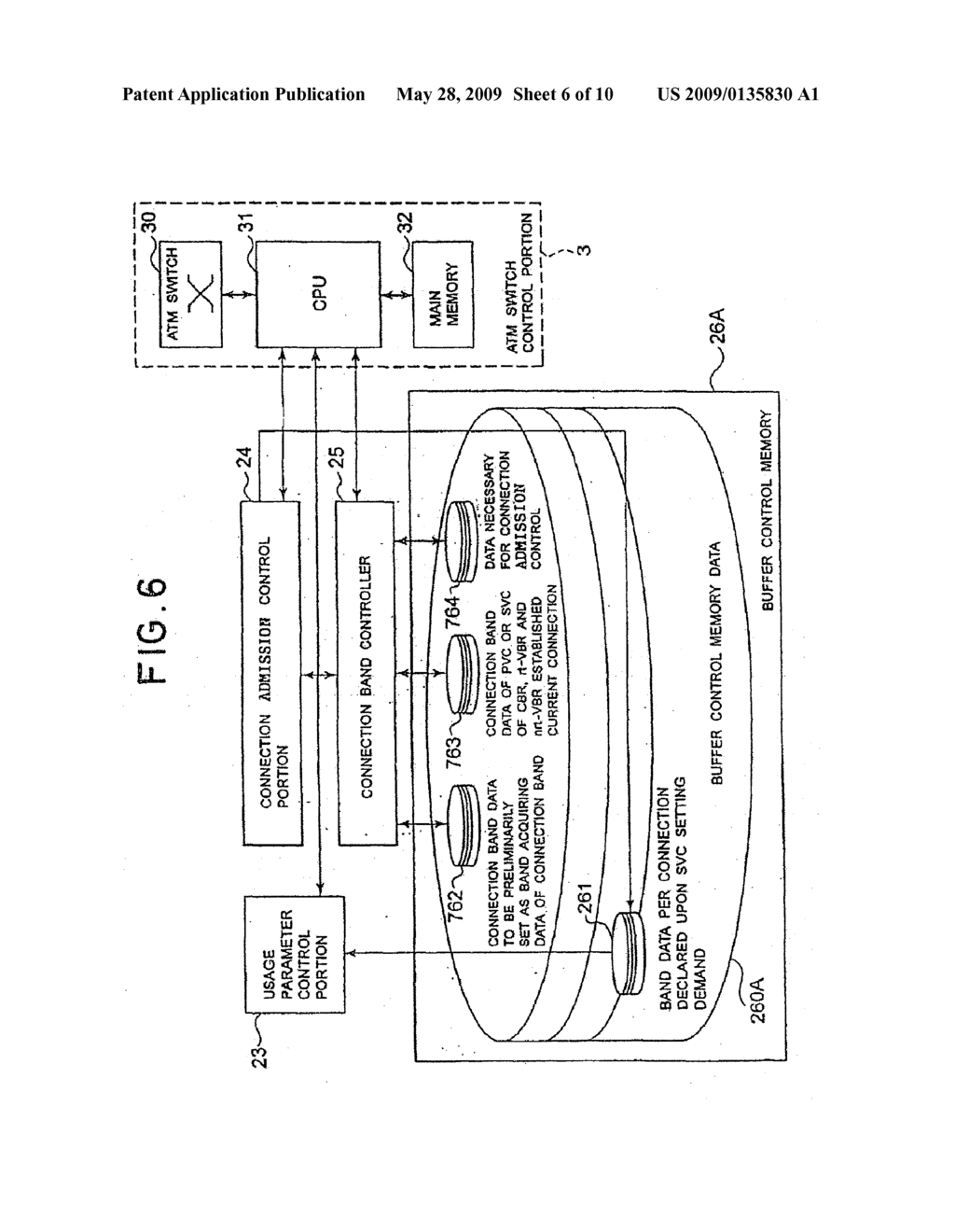 ATM CONNECTION BAND CONTROL METHOD AND CONTROL SYSTEM - diagram, schematic, and image 07