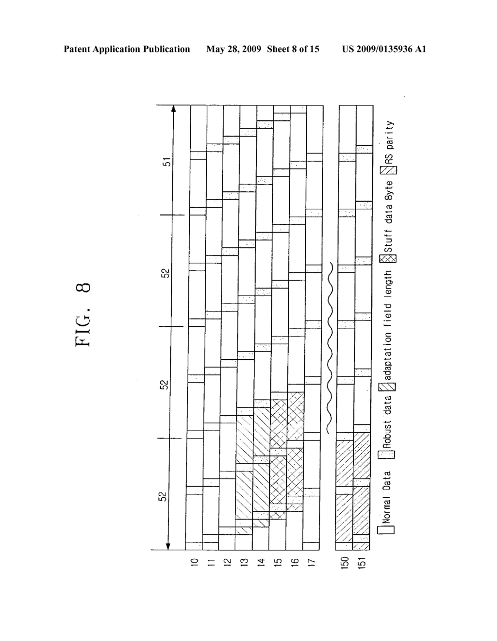 DIGITAL BROADCASTING TRANSMISSION/RECEPTION DEVICES CAPABLE OF IMPROVING A RECEIVING PERFORMANCE AND SIGNAL PROCESSING METHOD THEREOF - diagram, schematic, and image 09