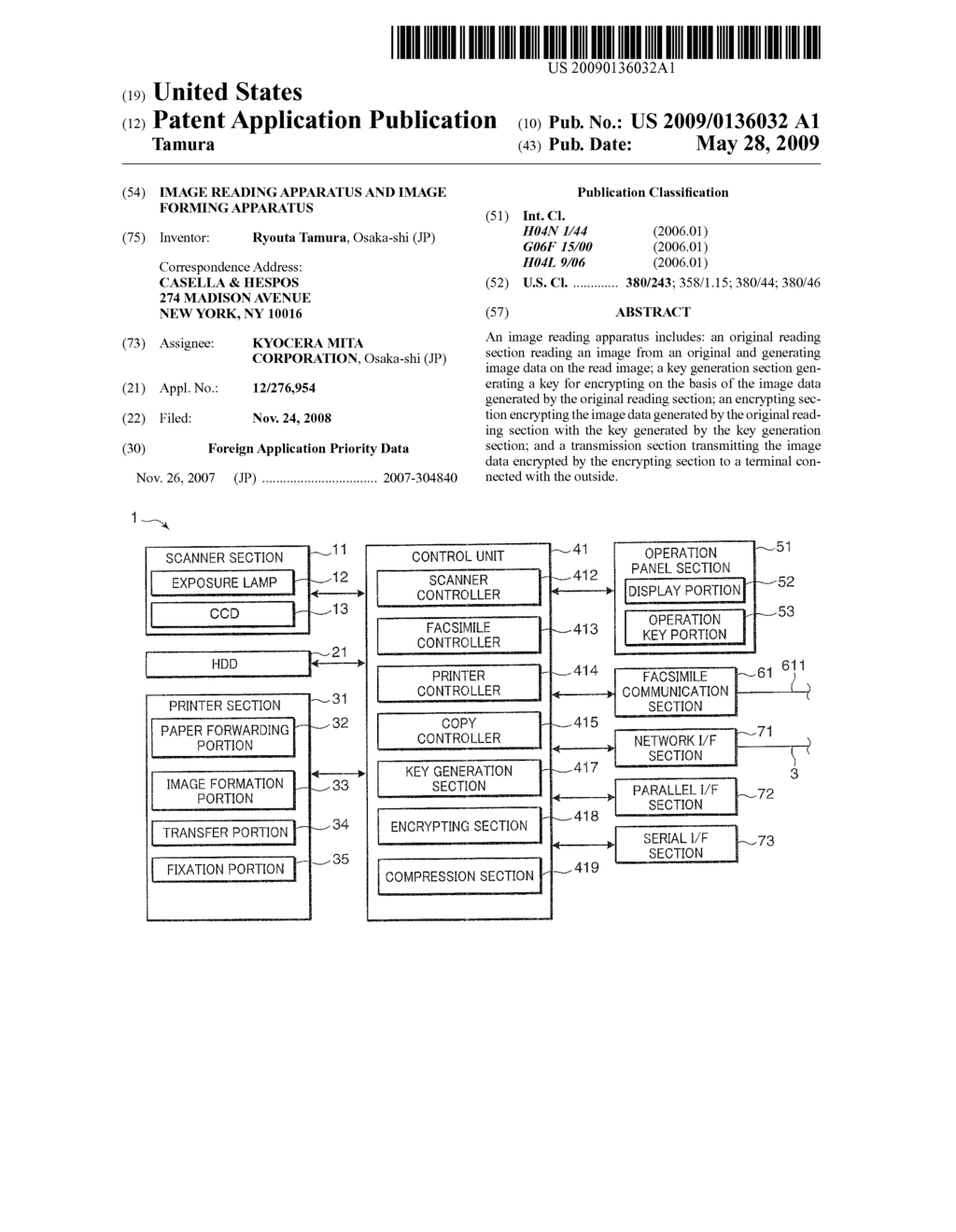 IMAGE READING APPARATUS AND IMAGE FORMING APPARATUS - diagram, schematic, and image 01