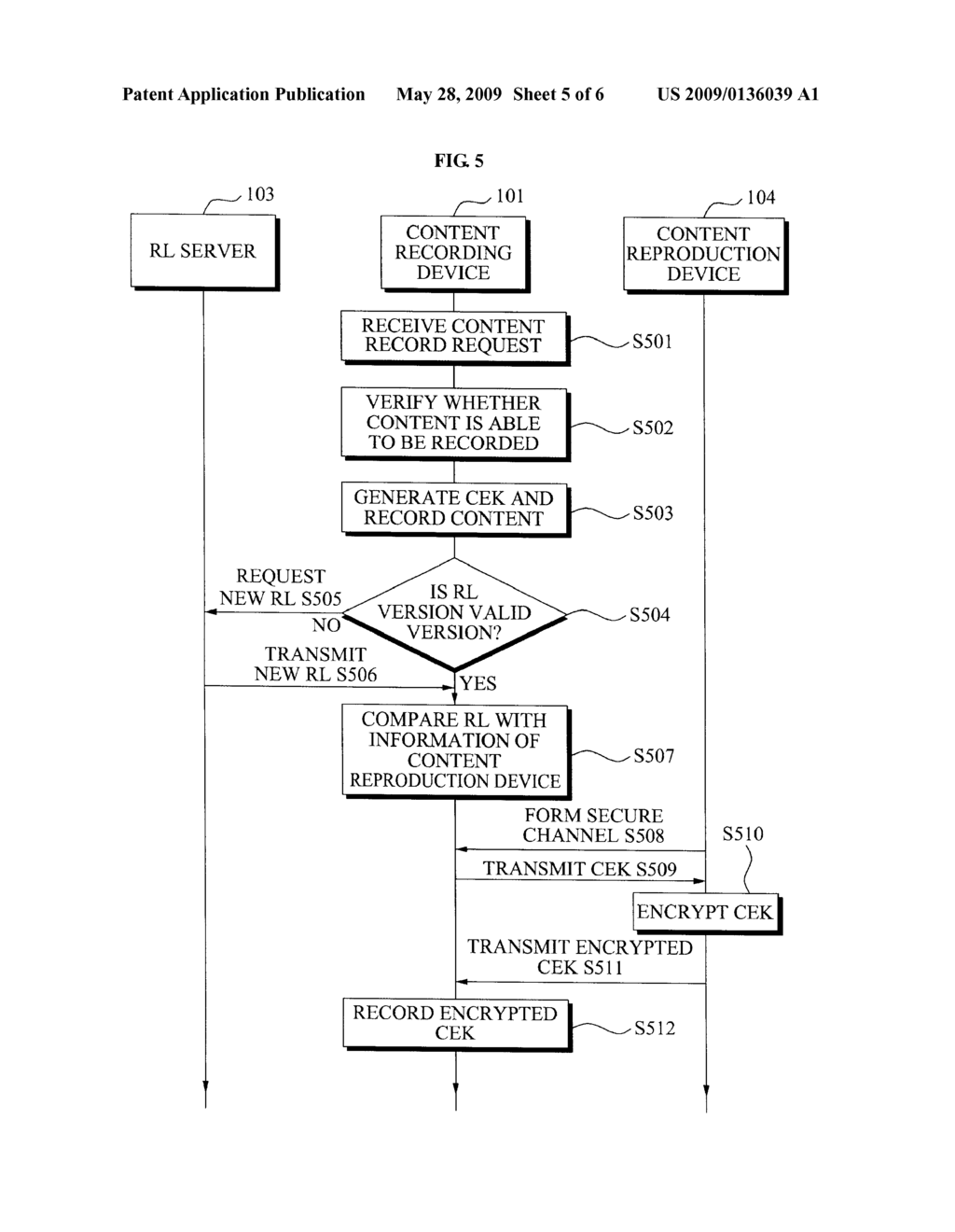 SYSTEM AND METHOD OF RESTRICTING RECORDING OF CONTENTS USING DEVICE KEY OF CONTENT PLAYBACK DEVICE - diagram, schematic, and image 06