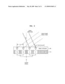 Method and apparatus for outputting sound source signal by using virtual speaker diagram and image