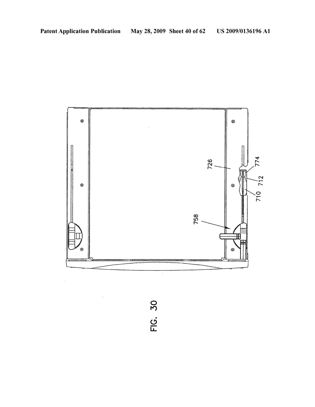 Cable management panel with sliding drawer - diagram, schematic, and image 41