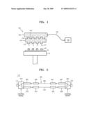 Probe card with optical transmitting unit and memory tester having the same diagram and image