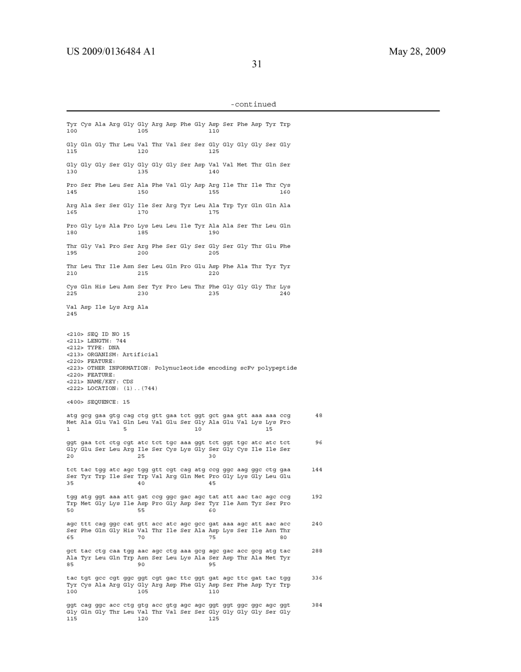 Novel antibody molecules and nucleic acids - diagram, schematic, and image 53