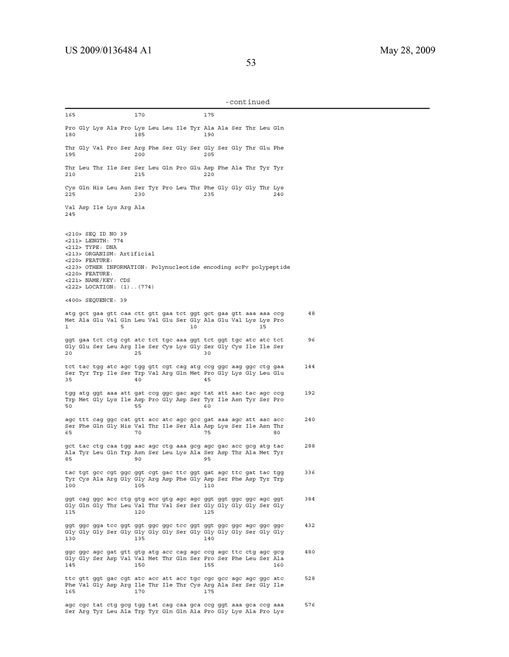 Novel antibody molecules and nucleic acids - diagram, schematic, and image 75