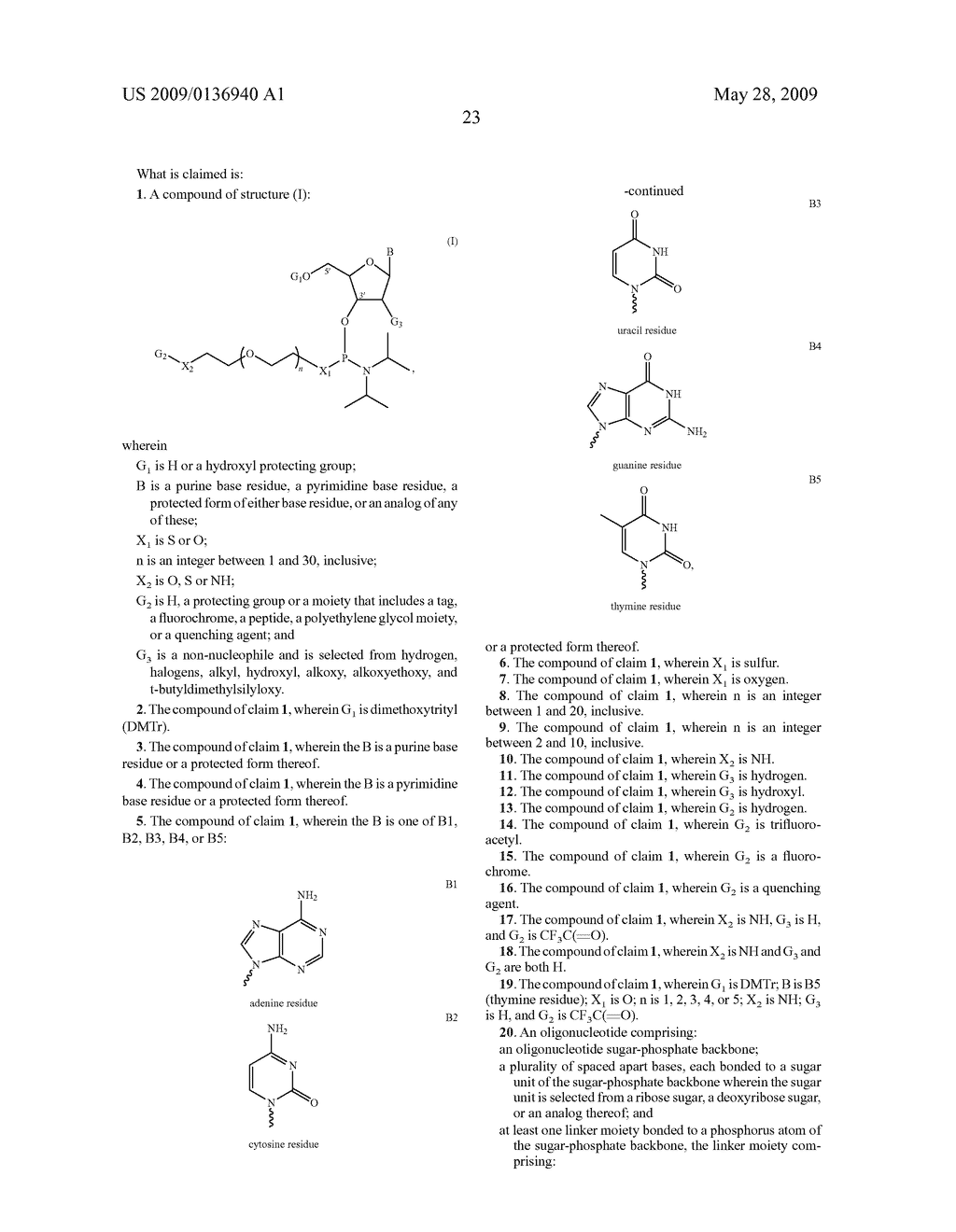 PHOSPHORAMIDITE NUCLEOSIDE ANALOGS - diagram, schematic, and image 40