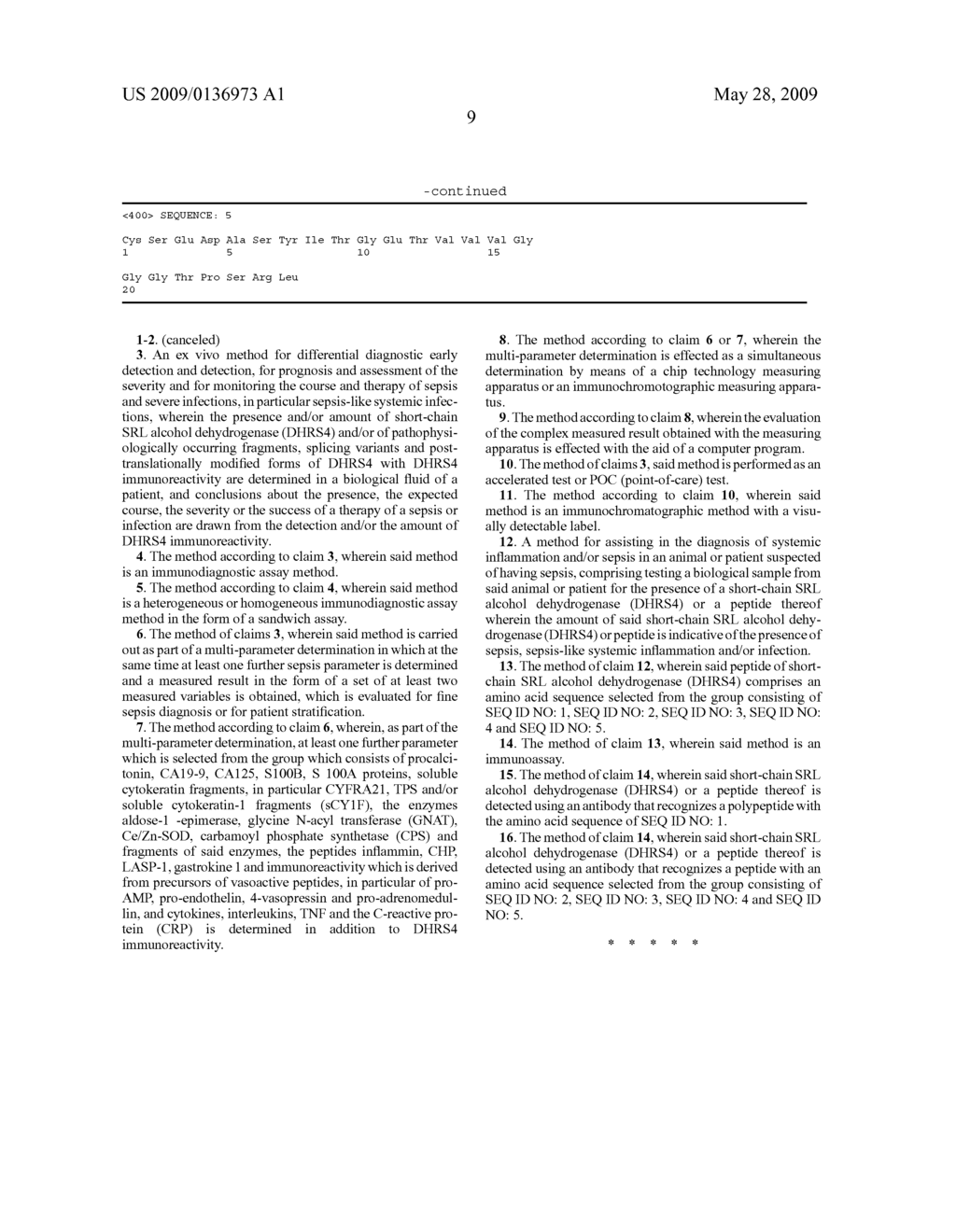 DETERMINATION OF SHORT-CHAIN SRL ALCOHOL DEHYDROGENASE (DHRS4) AS A BIOMARKER FOR INFLAMMATIONS AND INFECTIONS - diagram, schematic, and image 18