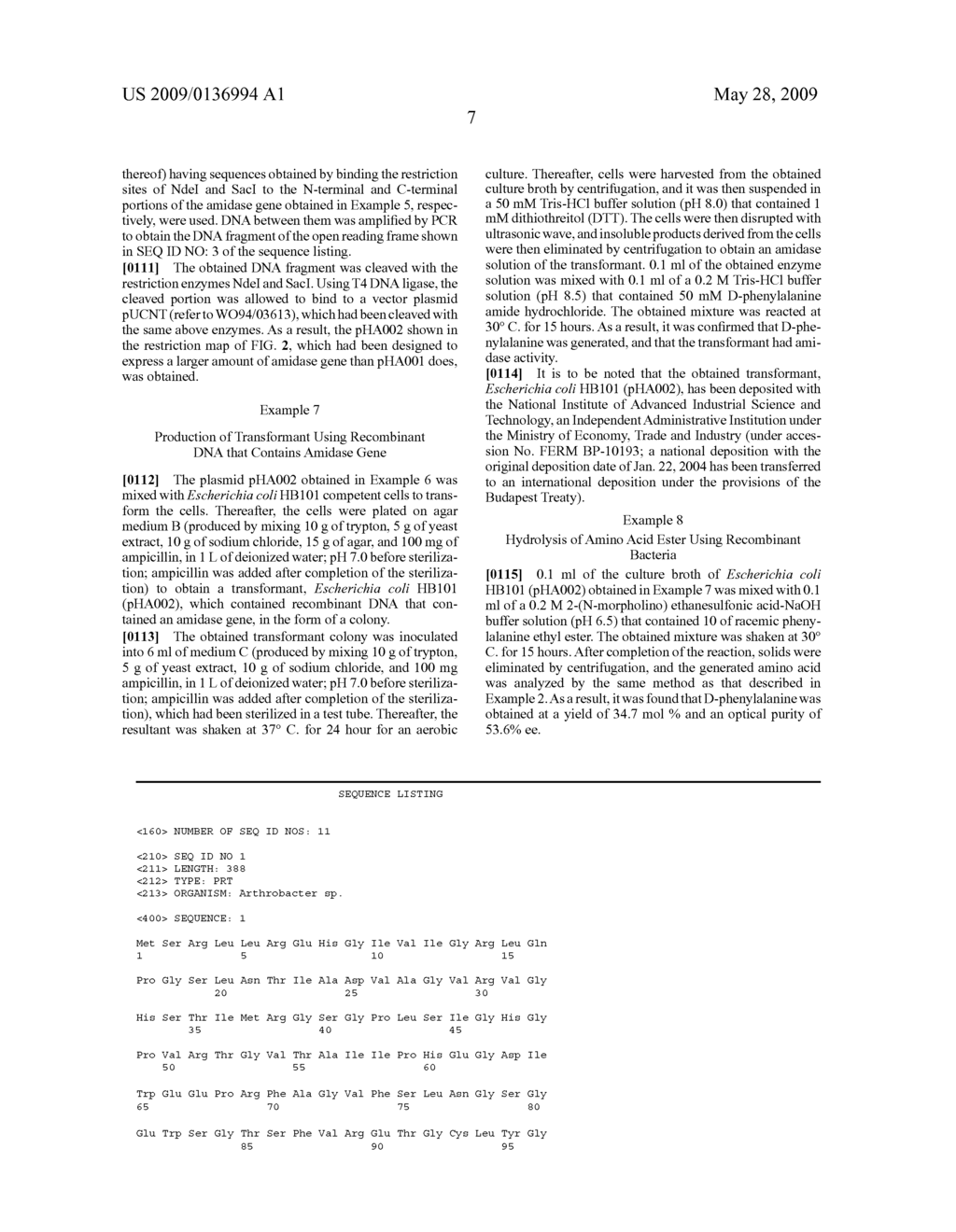 Polypeptide having amidase activity and gene thereof - diagram, schematic, and image 09