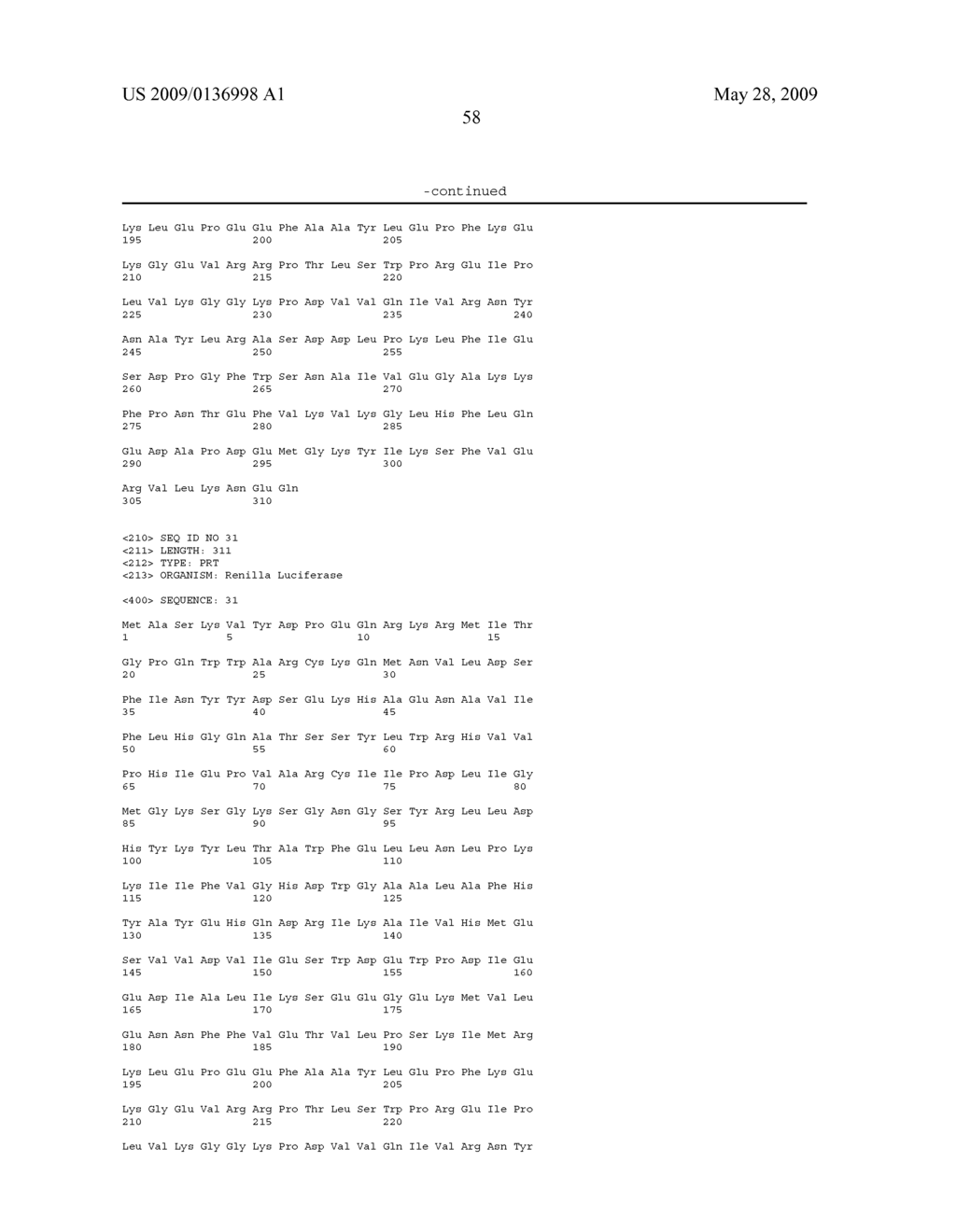 LUCIFERASES AND METHODS FOR MAKING AND USING THE SAME - diagram, schematic, and image 69