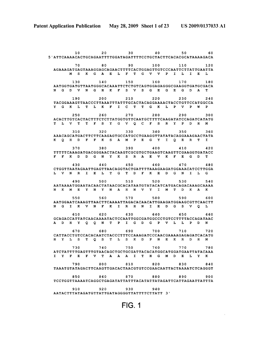 NOVEL FLUORESCENT PROTEINS FROM AEQUOREA COERULSCENS AND METHODS FOR USING SAME - diagram, schematic, and image 02