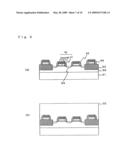 Semiconductor device, semiconductor wafer, and methods of producing the same device and wafer diagram and image