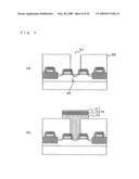 Semiconductor device, semiconductor wafer, and methods of producing the same device and wafer diagram and image