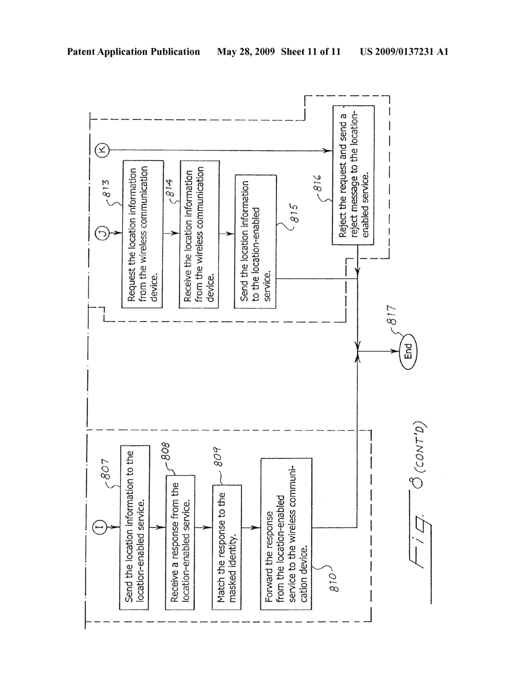LOCATION PRIVACY MANAGER FOR A WIRELESS COMMUNICATION DEVICE AND METHOD THEREOF - diagram, schematic, and image 12