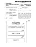 METHOD FOR STORING DATA ASSOCIATED WITH A VIDEO GAME diagram and image