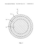 GOLF BALL WITH TRANSLUCENT COVER diagram and image