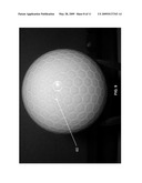 GOLF BALL WITH TRANSLUCENT COVER diagram and image