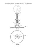 Adjustable Golf Tee diagram and image