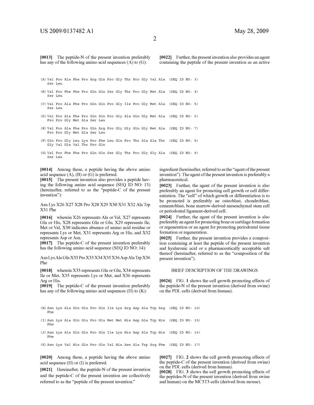 BIOLOGICALLY ACTIVE PEPTIDE AND AGENT CONTAINING THE SAME - diagram, schematic, and image 16