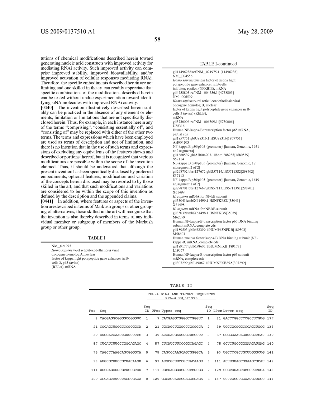 RNA INTERFERENCE MEDIATED INHIBITION OF NF-KAPPA B/ REL-A GENE EXPRESSION USING SHORT INTERFERING NUCLEIC ACID (siNA) - diagram, schematic, and image 84