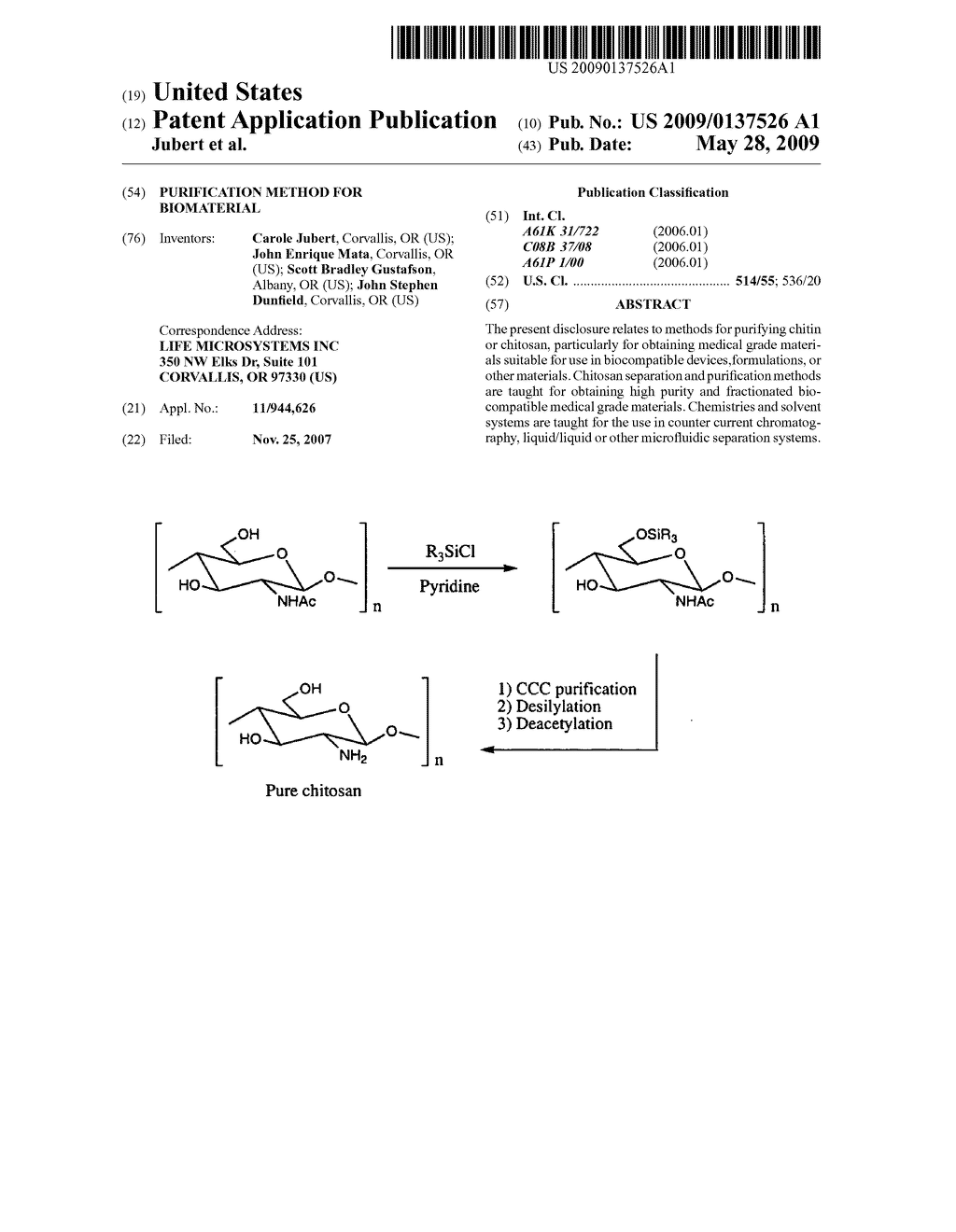 Purification Method for Biomaterial - diagram, schematic, and image 01