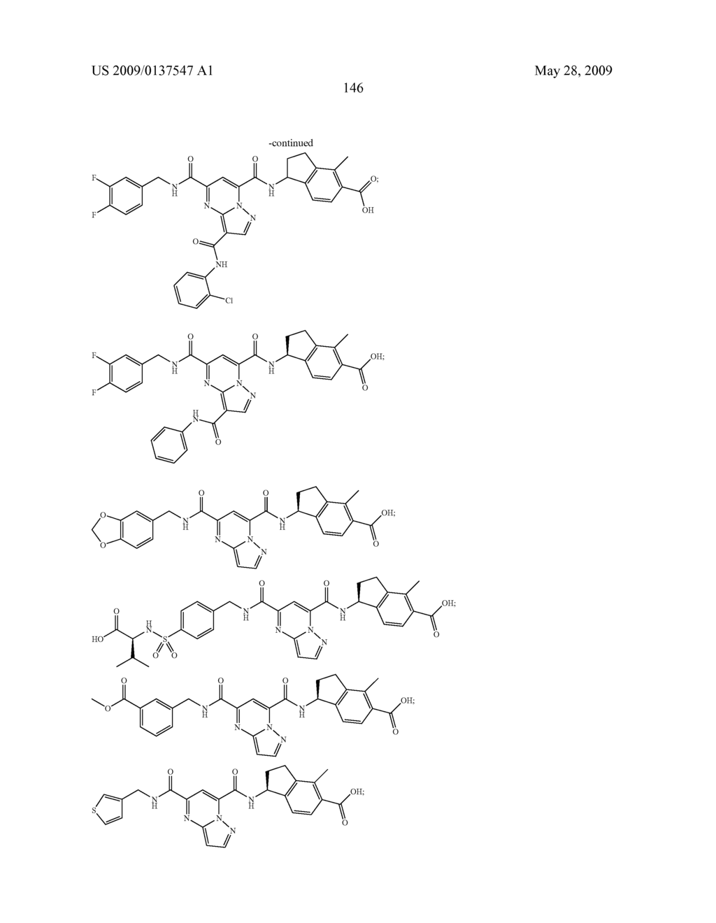 Heterobicyclic metalloprotease inhibitors - diagram, schematic, and image 147