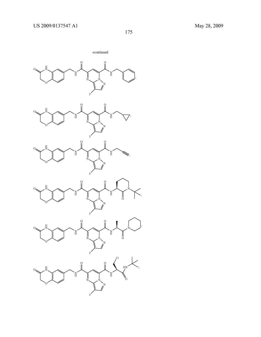 Heterobicyclic metalloprotease inhibitors - diagram, schematic, and image 176