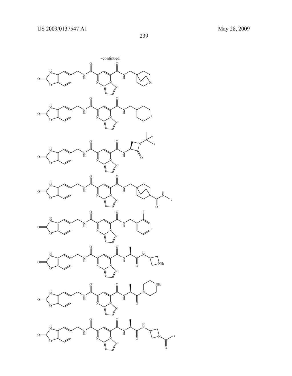 Heterobicyclic metalloprotease inhibitors - diagram, schematic, and image 240