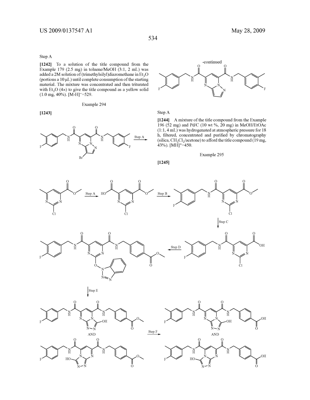 Heterobicyclic metalloprotease inhibitors - diagram, schematic, and image 535