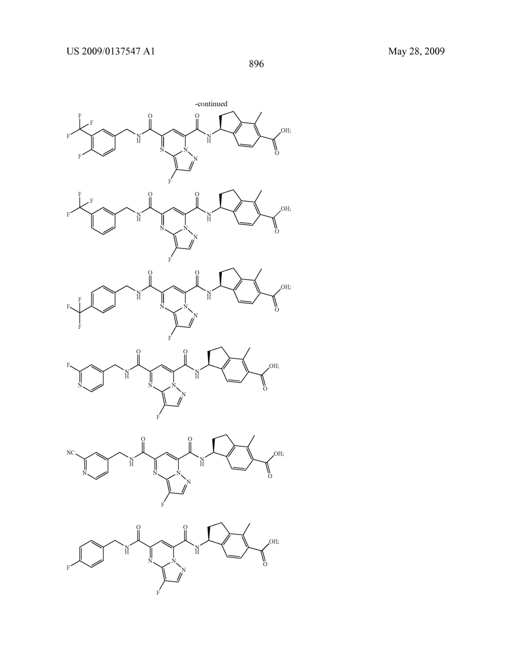 Heterobicyclic metalloprotease inhibitors - diagram, schematic, and image 897